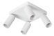 Стельовий точковий світильник Lucide CLUBS 4xGU10 White, WHITE