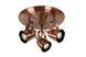 Стельовий точковий світильник Lucide CIGAL LED GU10 3x5W 2700K Copper, Copper, Мідний