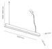 Підвісний світильник Barvanor STICK 1500 мм, 4000K, White