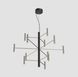 Люстра Linea Light Perla_P12, Black/Nickel