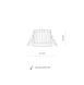 Врезной точечный светильник Nowodvorski CL KEA 20W 3000K, White