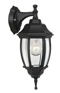 Настінний світильник для дому/вулиці Lucide TIRENO 1xE27 IP44 Black, BLACK