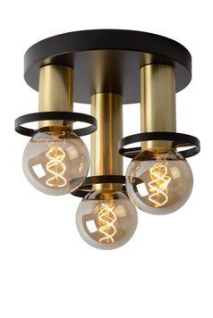 Стельовий світильник Lucide ANAKA &Oslash; 30 cm 3xE27 Black, BLACK