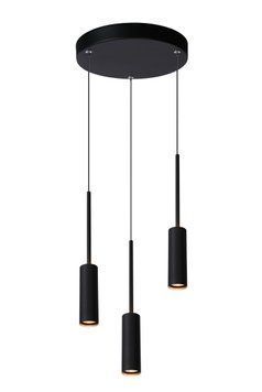Підвісний світильник Lucide TUBULE &Oslash; 26 cm LED 3x7W 2700K Black, BLACK