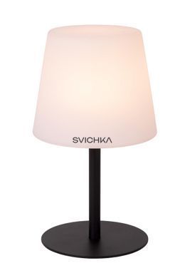 Аккумуляторная настольная лампа для дома и улицы Lucide TYON Battery pack/batteries LED Dim. IP65 Black