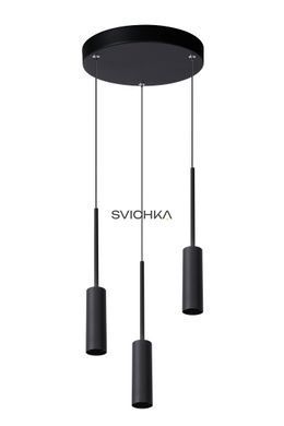 Підвісний світильник Lucide TUBULE &Oslash; 26 cm LED 3x7W 2700K Black, BLACK