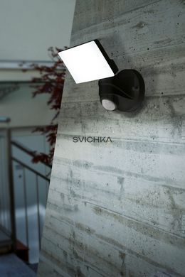 Вуличний світильник із датчиком руху Eglo PAGINO 98178, Чорний, Чорний