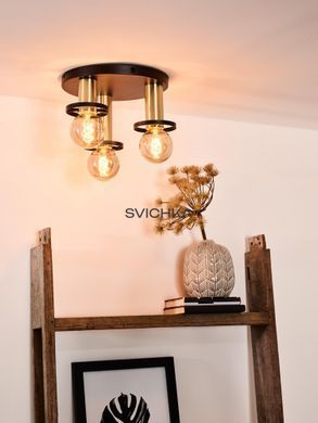 Стельовий світильник Lucide ANAKA &Oslash; 30 cm 3xE27 Black, BLACK