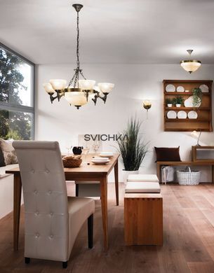 Настінний світильник Eglo Marbella 85859, Бронзовий, Шампань