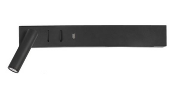 Настінний світильник Nova Luce 9533522 Vida R, Black