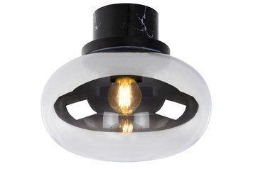 Стельовий світильник для ванної Lucide LORENA &Oslash; 23 cm 1xE27 IP44 Smoke Grey, Smoke Grey