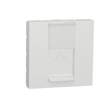 Розетка компьютерная RJ45 Schneider Electric Unica New, одинарная категория 6 STP, 2 модуль