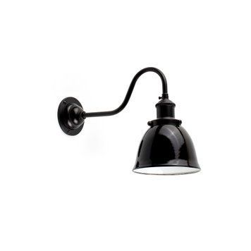 Настінний світильник Faro LOA, Black, Чорний, Чорний, Чорний