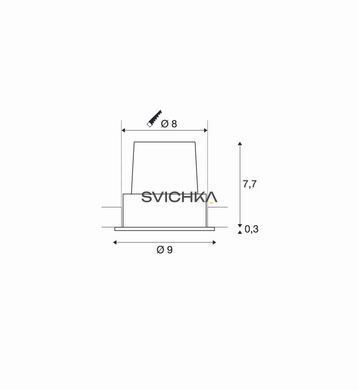 Врізний світильник SLV H-LIGHT, 2700К White, Білий, Білий, Білий, Білий