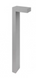 Вуличний стовпчик Norlys 1311AL Asker 85, 3000К, Aluminium