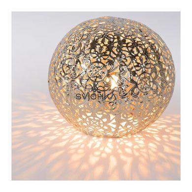 Настольная лампа Lucide PAOLO &Oslash; 14,5 cm 1xG9 Silver