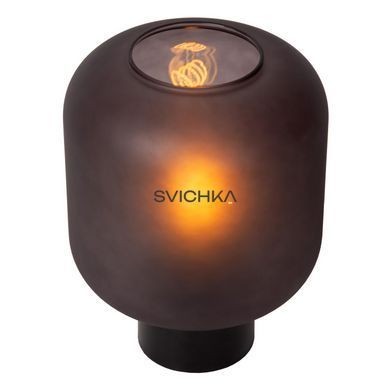 Настільна лампа Lucide ELOISE &Oslash; 21 cm 1xE27 Black, BLACK, Чорний, Антрацит, Антрацит