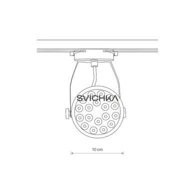8326 Світильник Nowodvorski Profile Store pro led black 18W, 4000K CN