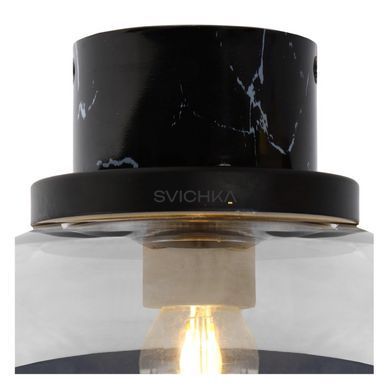 Стельовий світильник для ванної Lucide LORENA &Oslash; 23 cm 1xE27 IP44 Smoke Grey, Smoke Grey