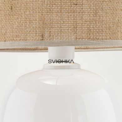 Настільна лампа TK Lighting MELODY, White/Brown