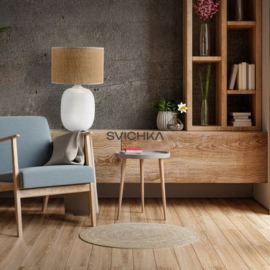 Настільна лампа TK Lighting MELODY, White/Brown
