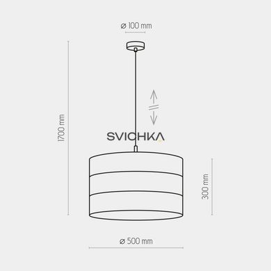 Підвіска TAGO TK-Lighting 3211 - 3211, Чорний, Золотий, Чорний