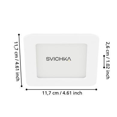 Врезной точечный светильник EGLO FUEVA 5, 6W, 4000К