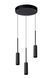 Підвісний світильник Lucide TUBULE &Oslash; 26 cm LED 3x7W 2700K Black, BLACK