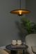 Подвесной светильник Lucide KENNETH &Oslash; 40 cm LED Dim. 1x12W 2700K Black, BLACK, Matt Gold / Brass, Черный