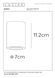 Потолочный точечный светильник Lucide GIPSY &Oslash; 7 cm 1xGU10 White, WHITE
