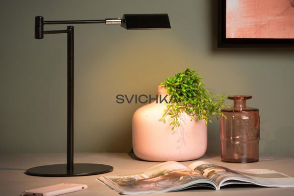 Настільна лампа Lucide NUVOLA &Oslash; 20 cm LED Dim. 1x9W 3000K Black, BLACK
