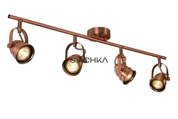Потолочный точечный светильник Lucide CIGAL LED GU10 4x5W 2700K Copper