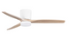Стельовий вентилятор Nova Luce ALOA, White/Natural Wood