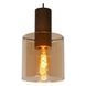 Подвесной светильник Lucide TOLEDO &Oslash; 20 cm 3xE27 Amber, Amber, Янтарный, Янтарный