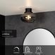 Стельовий світильник для ванної Lucide LORENA &Oslash; 23 cm 1xE27 IP44 Smoke Grey, Smoke Grey