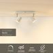 Стельовий точковий світильник Lucide RILOU LED Dim. GU10 2x5W 3000K White, WHITE