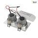 Точковий світильник SLV NEW TRIA LED 2 SQUARE SET 113896, Срібний, серебро, Алюміній Мат, Алюміній Мат