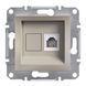 Розетка телефонная RJ11 Schneider Electric Asfora