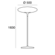 Торшер Linea Light Squash_FL 7628, Білий