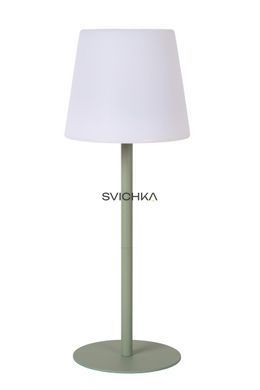 Акумуляторна настільна лампа для дому та вулиці Lucide TYON Battery pack/batteries LED Dim. IP65 Green, Green, Зелений, Опал, Опал