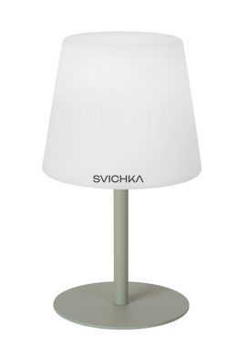 Акумуляторна настільна лампа для дому та вулиці Lucide TYON Battery pack/batteries LED Dim. IP65 Green, Green, Зелений, Опал, Опал