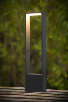 Вуличний стовпчик Lucide GOA LED 1x10W 3000K IP54 Anthracite, Anthracite