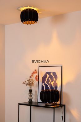 Потолочный светильник Lucide SPENCER &Oslash; 30 cm 1xE27 Black