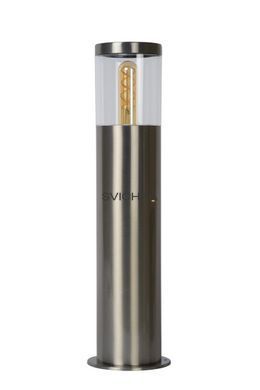 Вуличний стовпчик Lucide FEDOR 1xE27 IP44 Satin Chrome, Satin Chrome