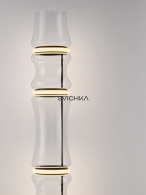 Торшер Nova luce ANAPNOE, Black/Clear