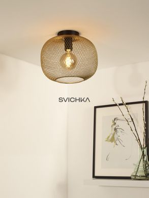 Стельовий світильник Lucide MESH &Oslash; 30 cm 1xE27 Matt Gold / Brass, Matt Gold / Brass