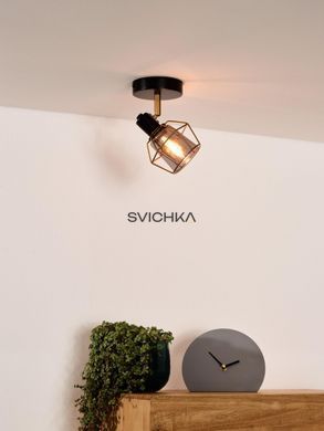Потолочный точечный светильник Lucide NILA 1xE14 Black