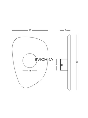 Настінний світильник Zambelis 23174 SCONCE ACOUSTIC, Brown