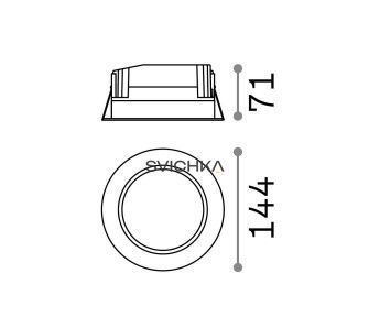 Ideal Lux BASIC ACCENT 20W 4000K - WHITE 193373