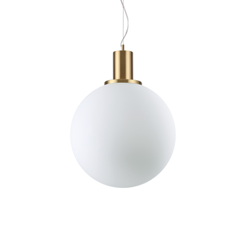 Підвіс (люстра) Ideal Lux LOKO SP1, Білий; Латунь, Білий, Латунь, Латунь, Білий